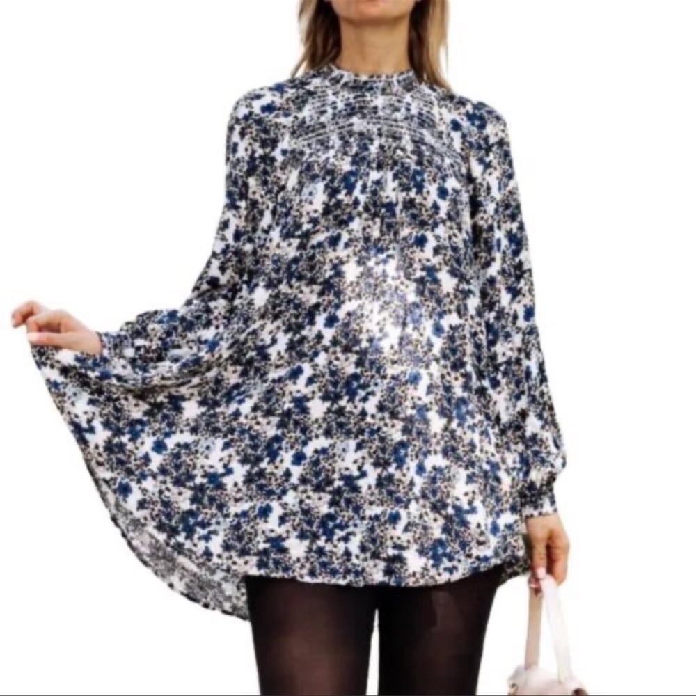 NWT Free People Flowers in Her Hair Tunic size M
